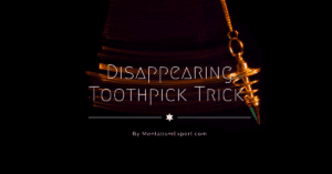 Disappearing Toothpick Trick